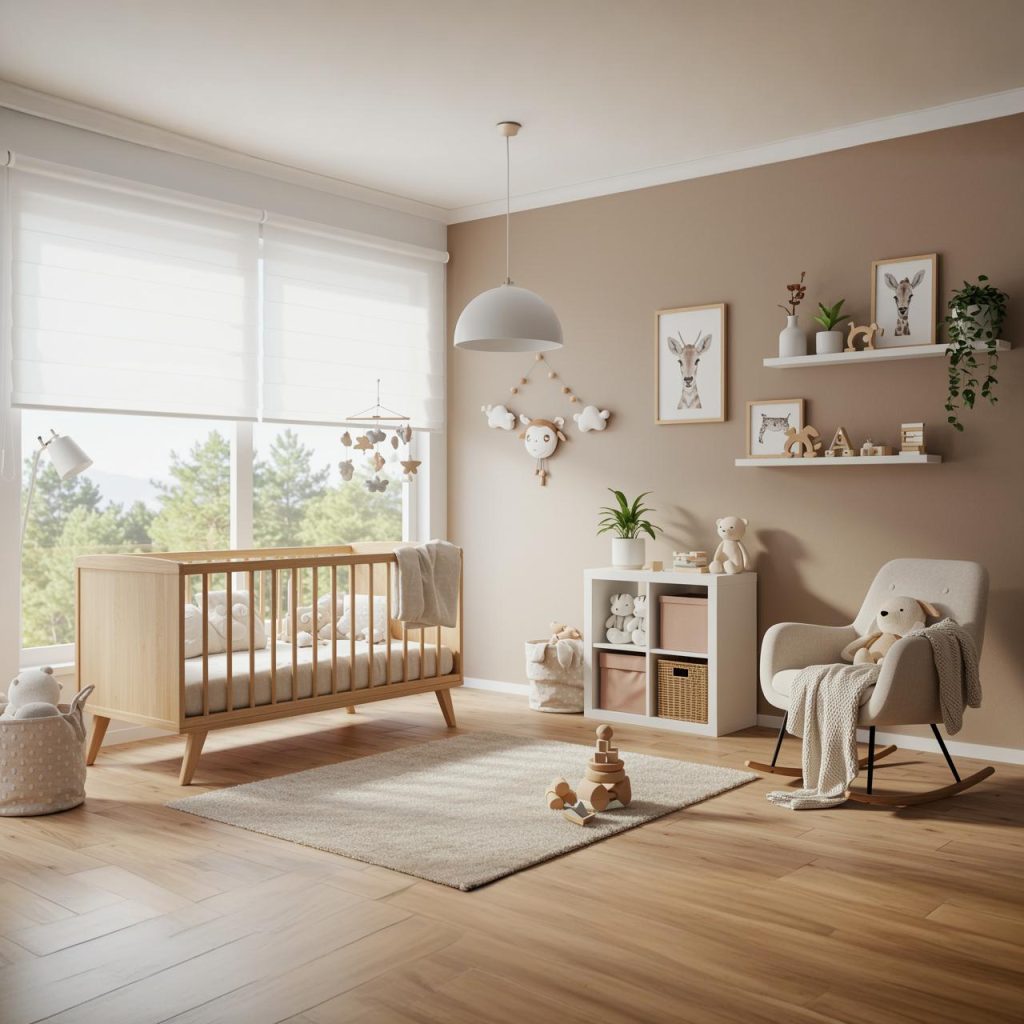 Solar Shaded Baby Room