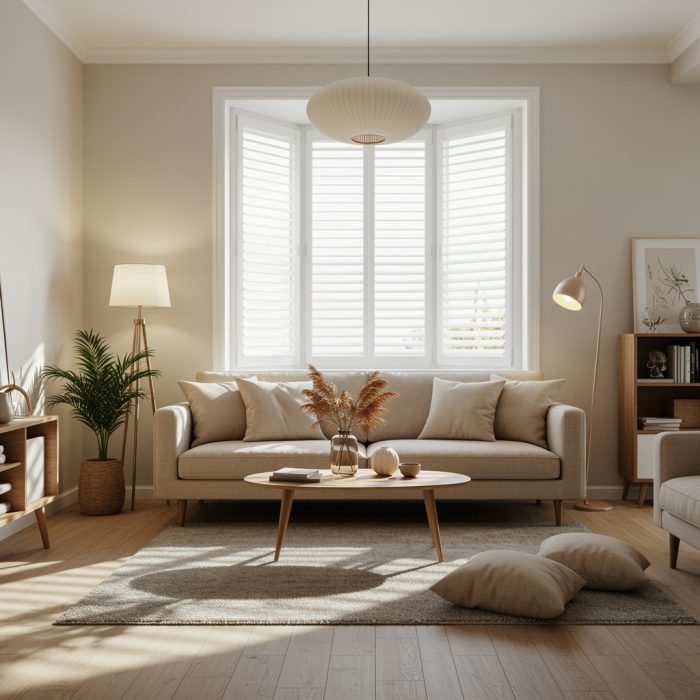 Shutters Living Room White