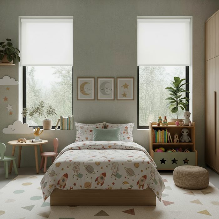 Solar Shades Kids Room